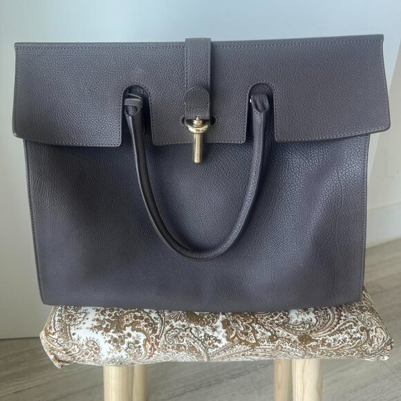 Balenciaga Large Tube Round bag in grey (RARE FIND) - Picture 5 of 6